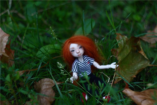 Непоседа Фиби. Авторская бжд-мышка Лидии Снуль (фото 7)