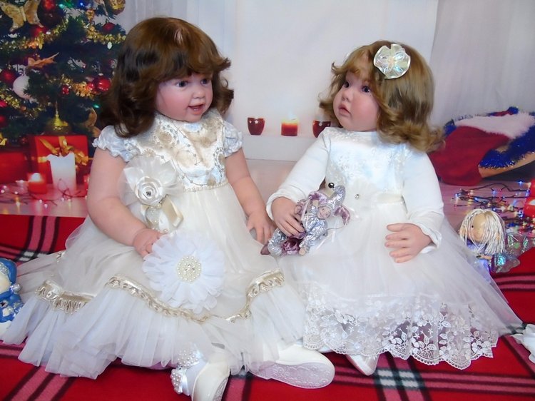 Кукла реборн из молда Ольги Ченской