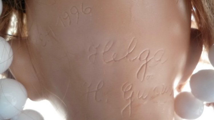 Фарфоровая кукла от Hildegard Günzel | Бэйбики Фарфоровая кукла от Hildegard Günzel