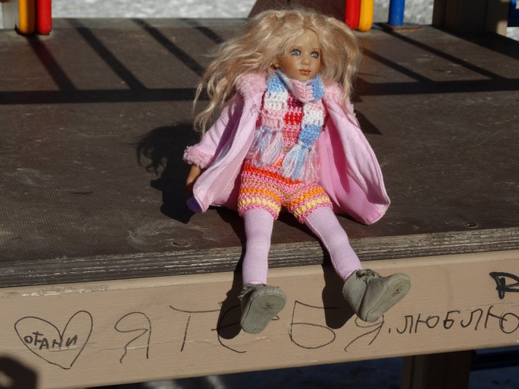 Весенняя прогулка — Куклы Annette Himstedt (Аннетт Химстедт): коллекционные