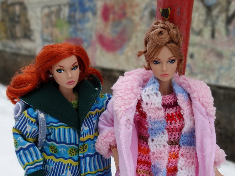 Поппи на зимней прогулке. Fashion Royalty (фото 8)