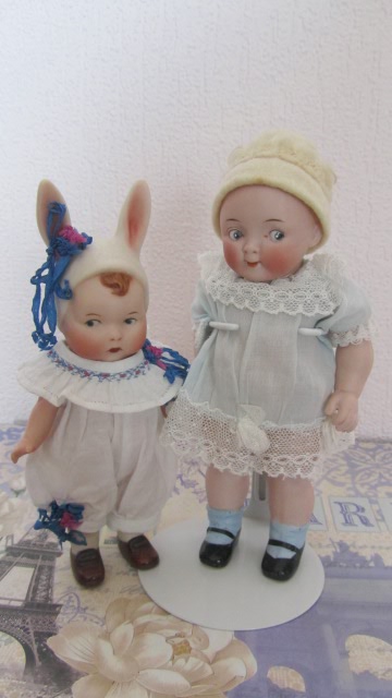 Интернациональная семейка Гугликов . Антикварные куклы