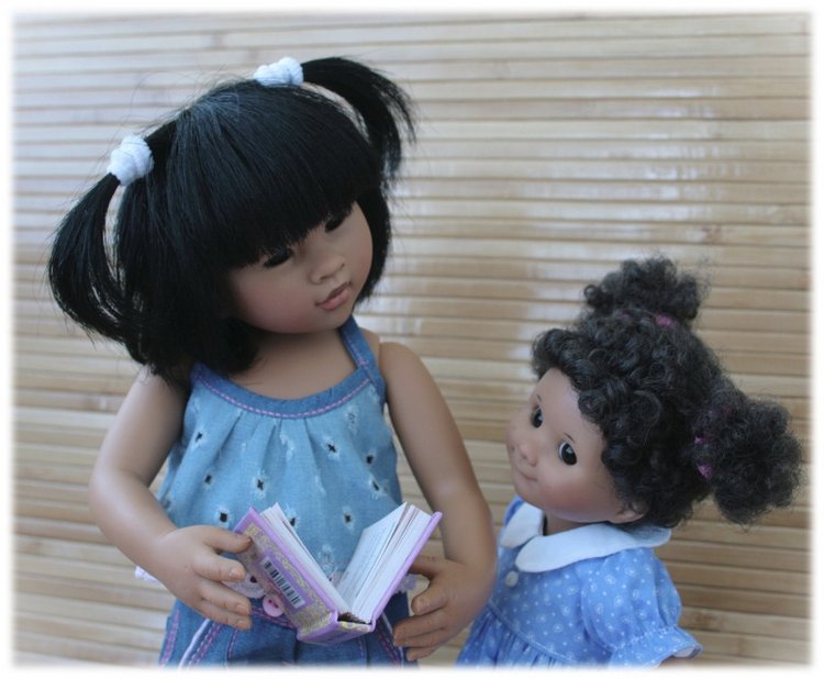 Новая девочка 35 см.Небольшое сравнение тел Вихтелят 35-32-30-26 см (фото 8)