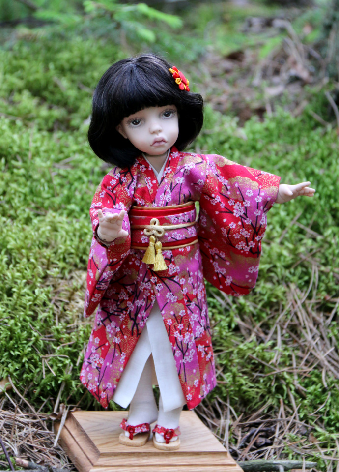 Харуми: фарфоровая шарнирная кукла | Бэйбики Харуми: фарфоровая шарнирная кукла (фото 8)