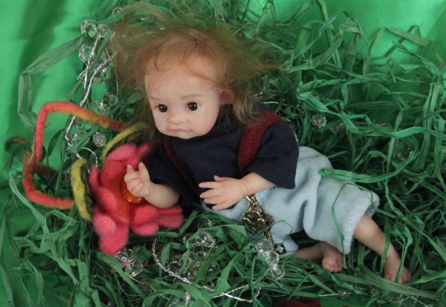 Малышок, кукла реборн Элины Кудрявцевой