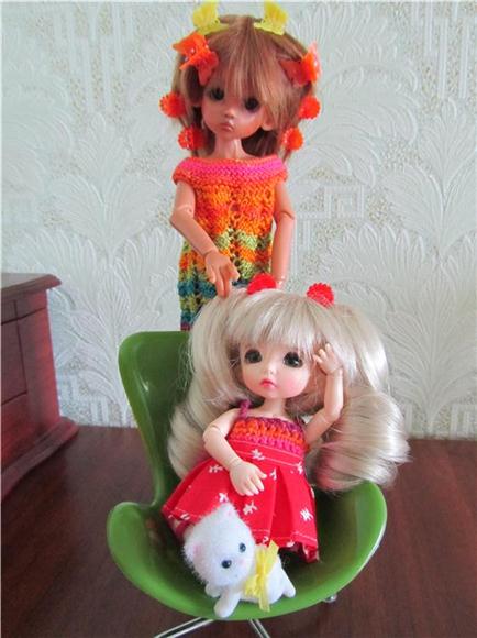 А вы любите играть в куклы!? Утро двух девчонок (фото 10)