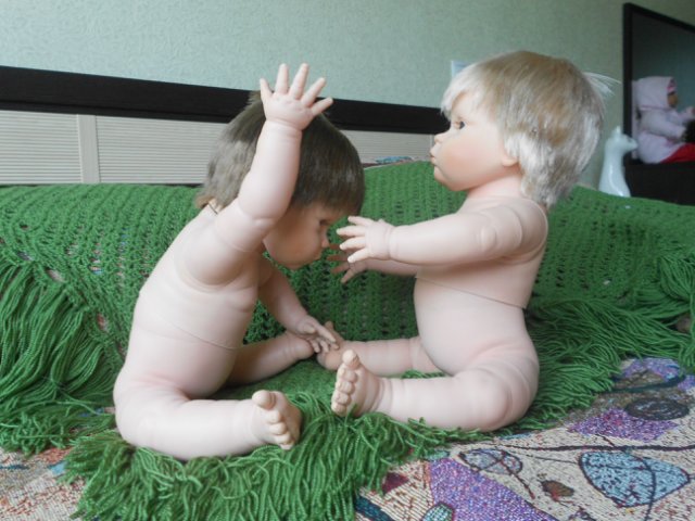 Близнецы - коллекционные куклы от Berjusa