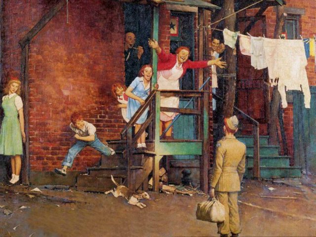 Марк Твен американской живописи. Лиричная и живая старая Америка Нормана Роквелла