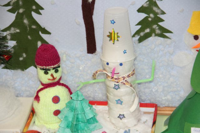 Необычные снеговики из обыденных вещей своими руками