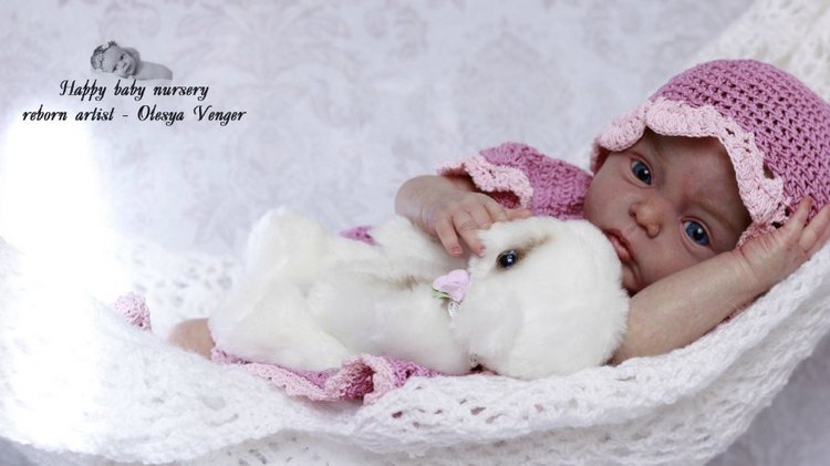 Моя милая златовласка Ева. Кукла реборн Олеси Венгер