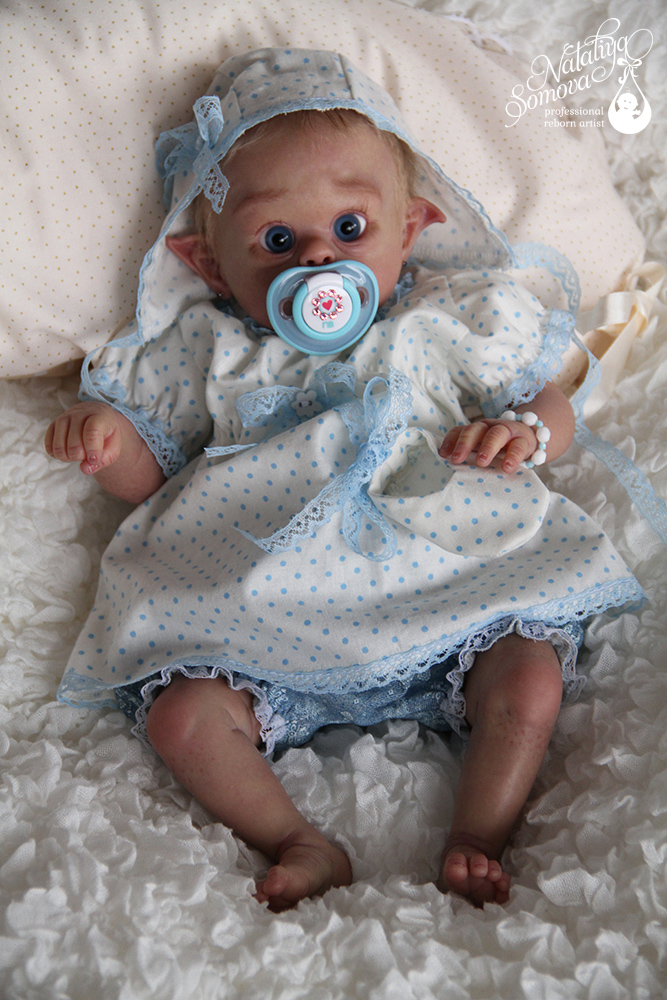 Эльфик Герда. Кукла реборн Наталии Сомовой (фото 4)