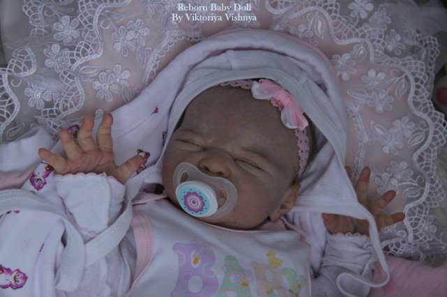 Миракли... Малышка реборн Виктории Вишни (фото 8)