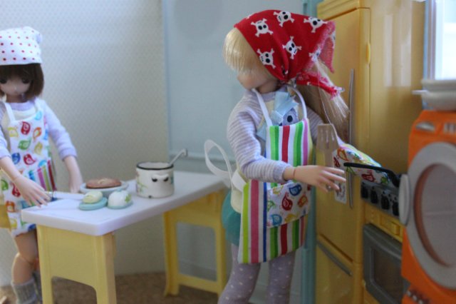 Блины на масленицу, миниатюра для кукол в формате 1/6