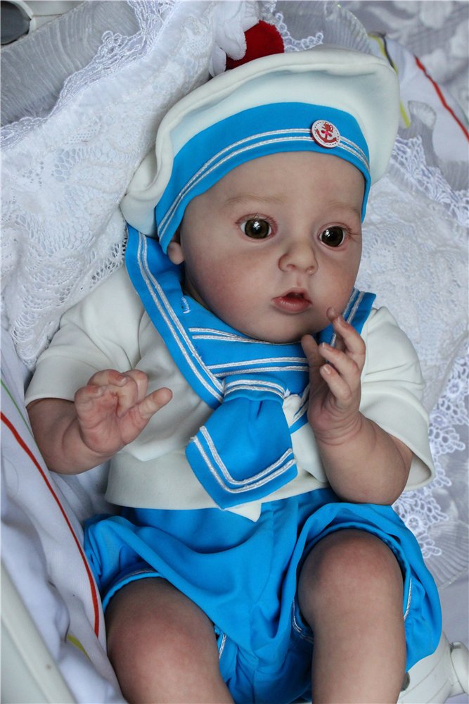 Тимошка-Капитан. Кукла реборн Светланы Преображенской