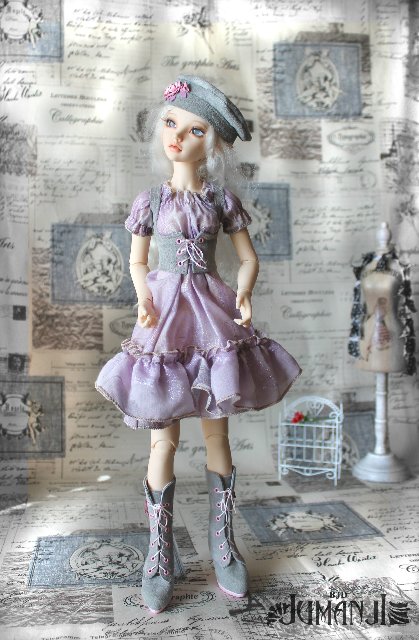 Комплект из кожи " Утро в Париже"