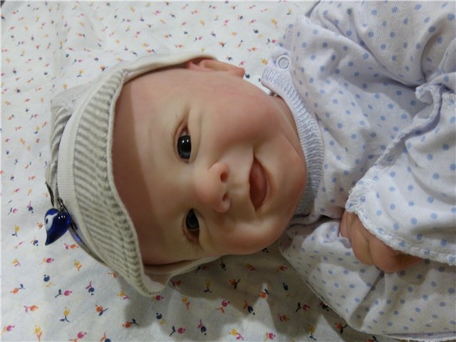 Томми улыбашка реборн. Второй подходик к этому замечательному молдику