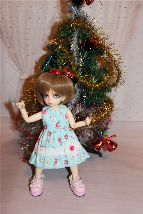 Поздравление с Новым Годом от Маняши. Кукла БЖД Литлфи Анте