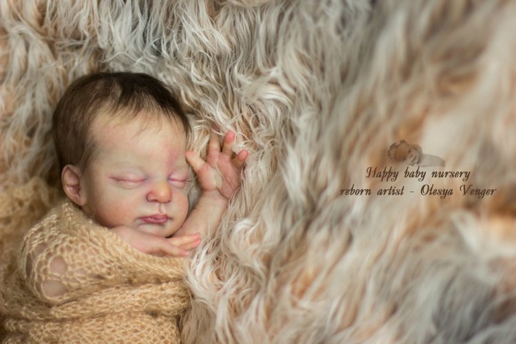 Кроха Торопыжка, недоношенная малышка Рози. Кукла реборн Олеси Венгер (фото 8)