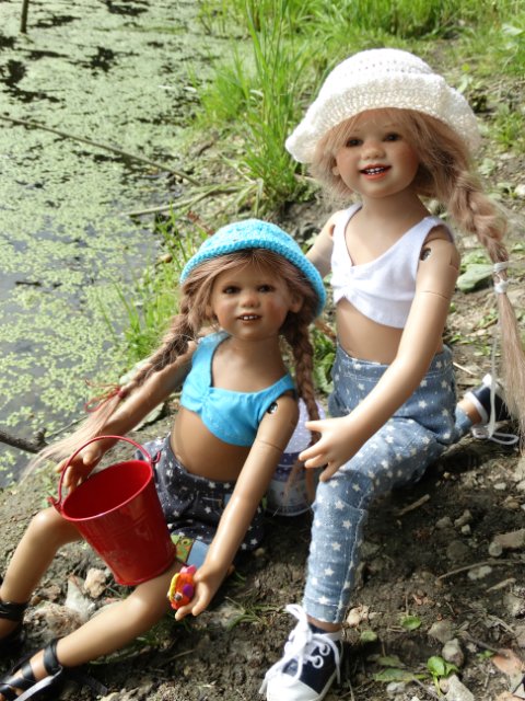 Мои рыбачки — Куклы Annette Himstedt (Аннетт Химстедт): коллекционные