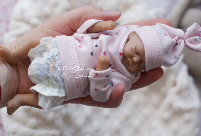 Мия, Макс, Клара, Бэн, Соня. Младенцы ООАК Ольги Соколовой