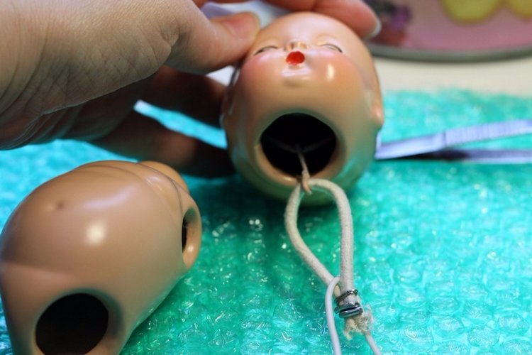 Вставляем глазки малышу Patsy Babyette от Effanbee (фото 7)