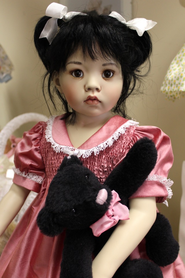 Пасхальная встреча в магазине кукол Хильдегард Гюнзел. Новая коллекция из резин 2017. Азиаточка Tian Yu