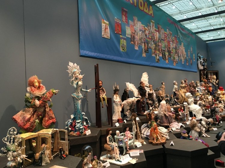 Выставка кукол в Гостином дворе - декабрь 2017 - мой взгляд - часть 2