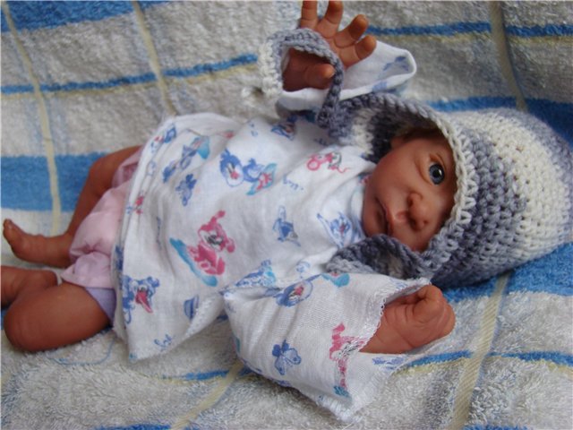 Еще один бутуз. Авторские куклы Кондрашовой Ирины