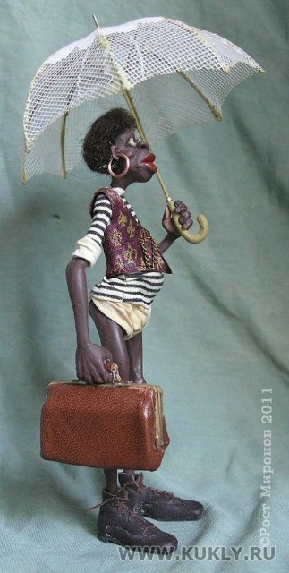 Авторские куклы Ростислава Миронова из серии «Русскiй Стимпанкъ» (фото 6)