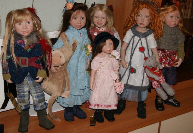 Девичий хор имени Nicole Marsollek Menzner. Коллекционные куклы Zwergnase