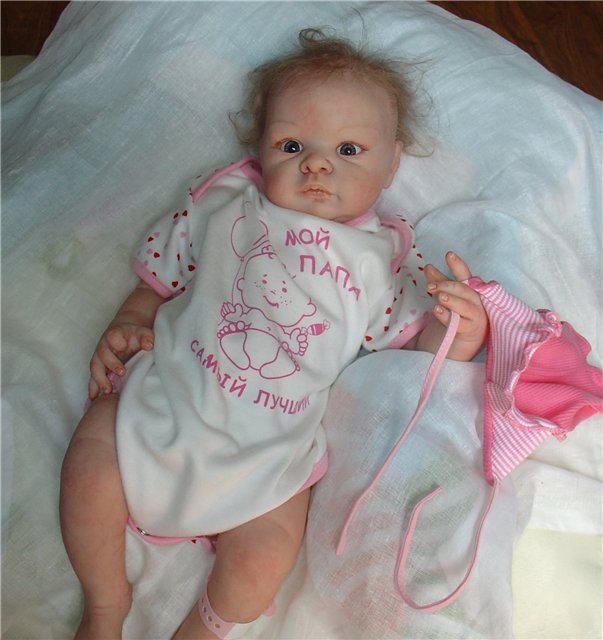 Мамина радость. Кукла Реборн из молда Джилл | Бэйбики Мамина радость. Кукла Реборн из молда Джилл (фото 3)