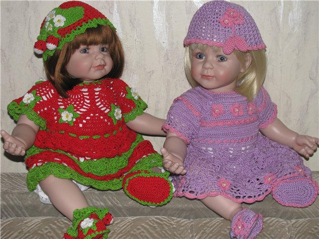 Платья для моих кукол.Вязалочки от Татьяны (фото 7)