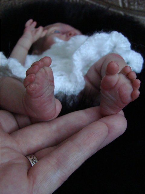 Маленькая Снежинка и помпушка Рози. Авторские куклы Кондрашовой Ирины (фото 3)