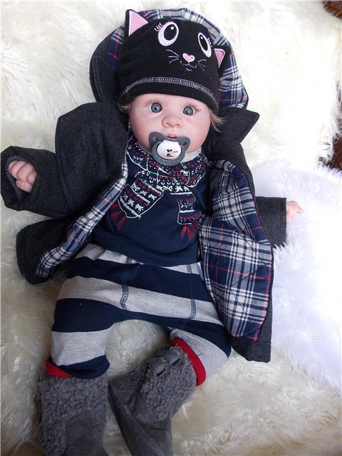 Котенок Савушка, мой забавный глазастик реборн. Детская Светланы Матляк