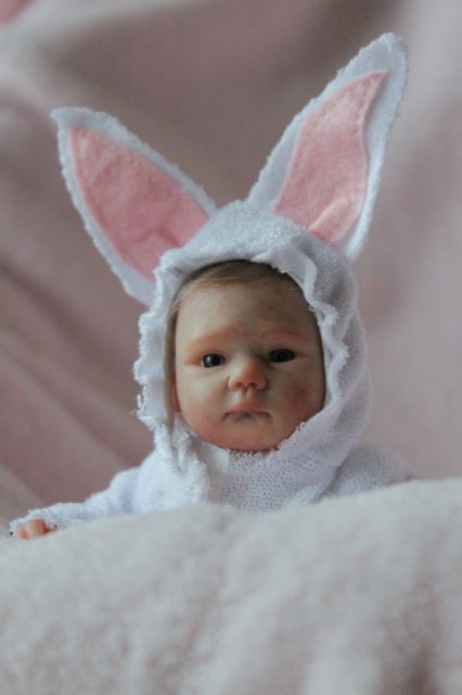 Мини зайка... Куколка реборн Вишни Виктории