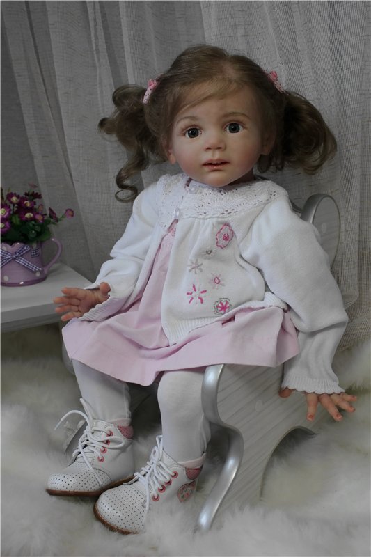 Машенька - маленькая заинька. Куклы реборн Анастасии Гангало
