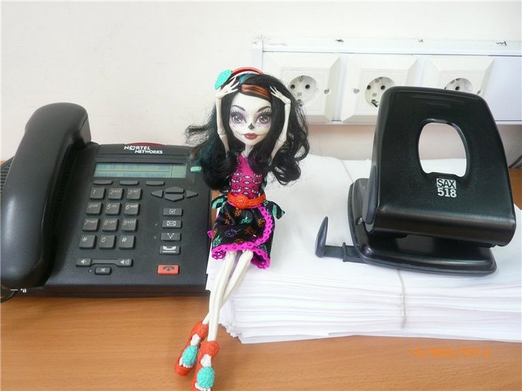 Skelita Calaveras наша новая монстряшка Monster High (фото 6)