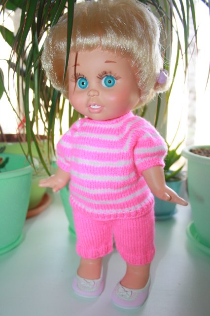 Яркие весенние полосочки для Galoob baby face