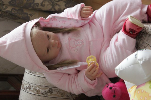 Умница Аришенька... Куколка реборн Виктории Вишни