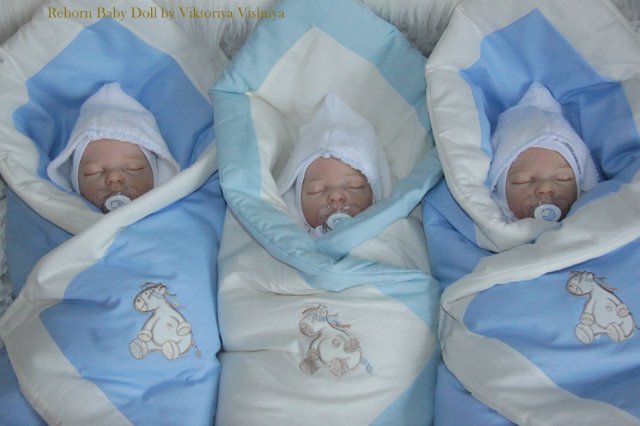 Тройняшки Джошики... Куколки реборн Виктории Вишни