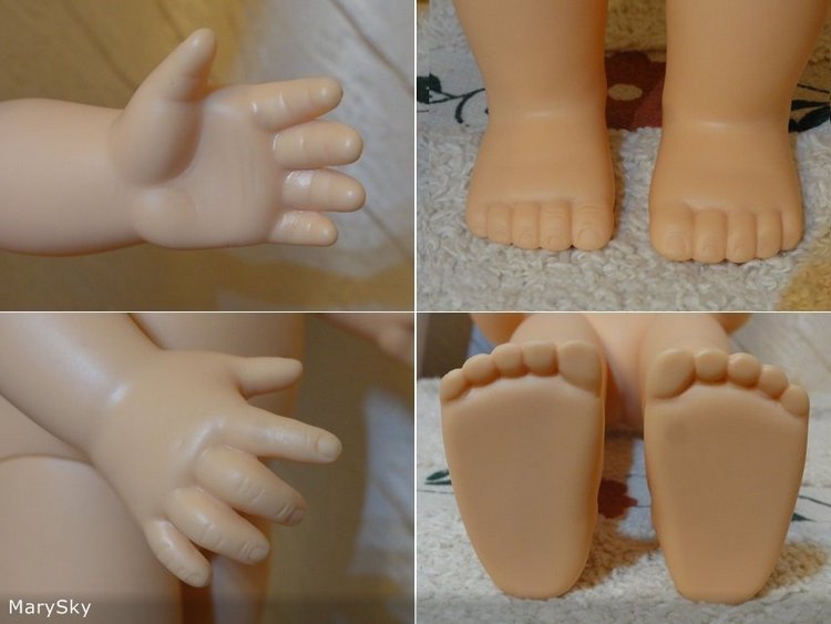 Наши Аннушки от фабрики "Весна". Сравнение с Gotz, Paola Reina, American Girl и фейсинками (фото 6)