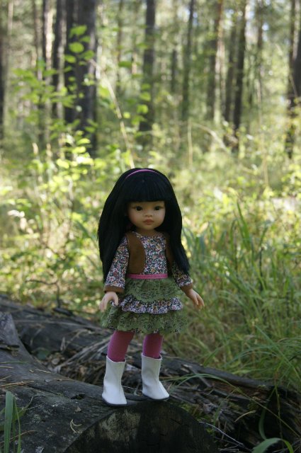 Как Лиу и Клодин за грибами ездили