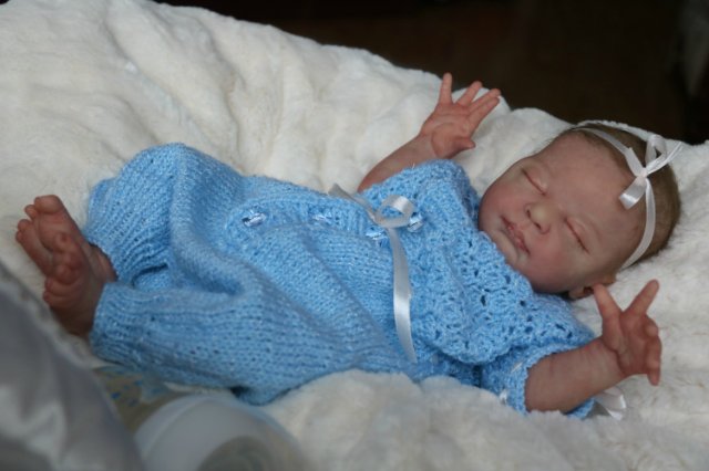 Спящая малышка Рози 2. Куколка реборн Виктории Вишни