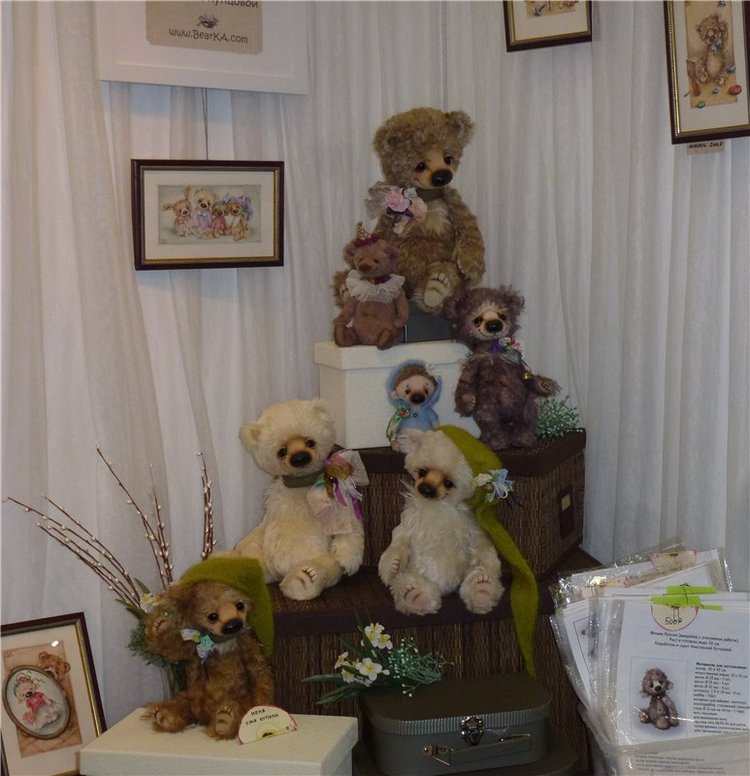 Moscow-Fair. Обзор выставки мишек и кукол на Тишинке - 2016 с маленьким Сильвестором