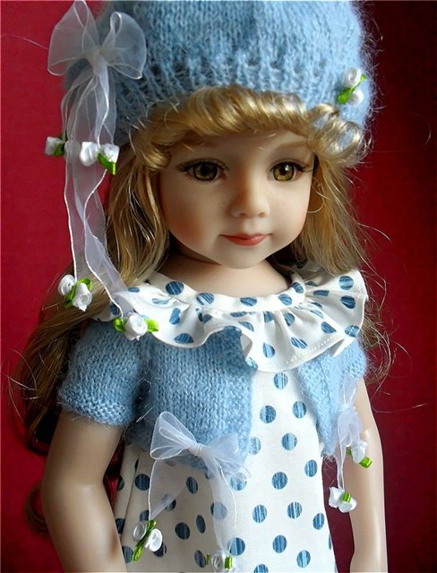 "Кто может быть тебя прелестней?!" Джейми и платье "Голубка". Куклы Maru & friends (фото 5)