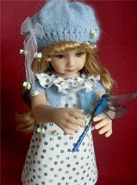 "Кто может быть тебя прелестней?!" Джейми и платье "Голубка". Куклы Maru & friends (фото 6)