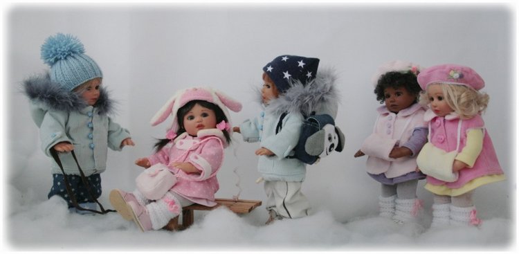 Коллекция одежды для куколок Gabriele Müller, Часть 3 - Зима-Осень