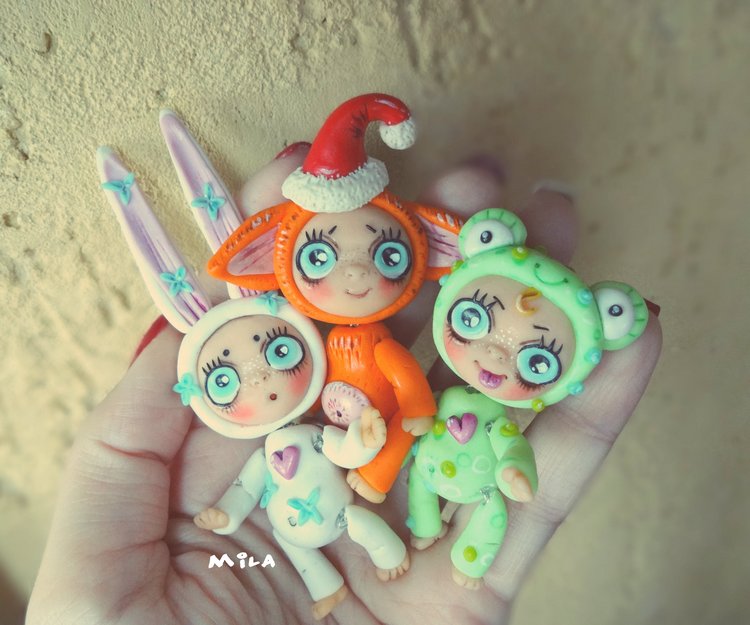 Новые лучи добра от Милы — Лепка авторских игрушек и папье (фото 7)