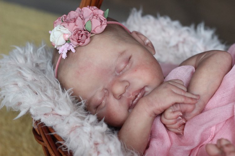 Новорожденная девочка. Кукла реборн Светланы Преображенской (фото 4)