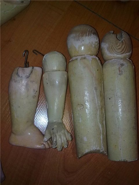 Реставрация суставных ямок антикварной куклы (фото 5)